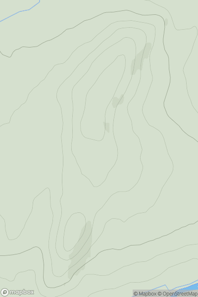 Thumbnail image for Craigie Hill [Firth of Forth to the River Tweed] showing contour plot for surrounding peak